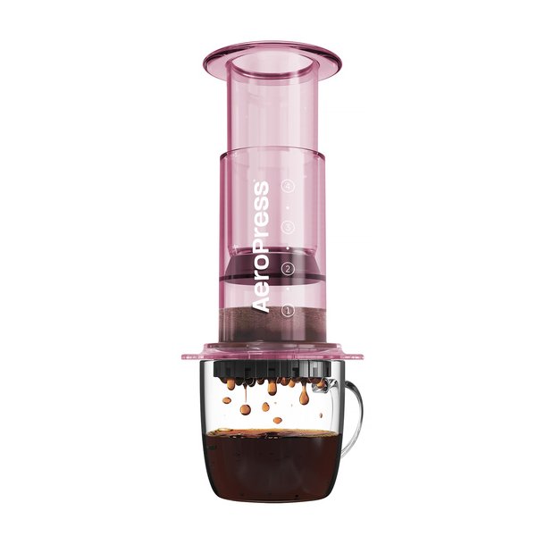 Aeropress clear pink kaffebrygger