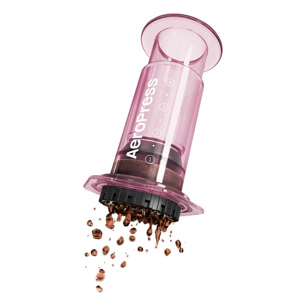 Aeropress clear pink kaffebrygger