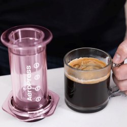 Aeropress clear pink kaffebrygger