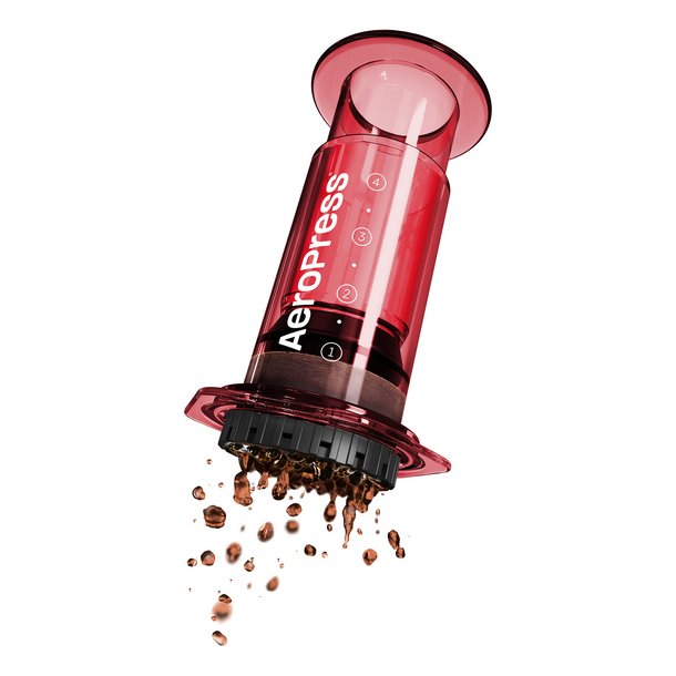 Aeropress clear red kaffebrygger
