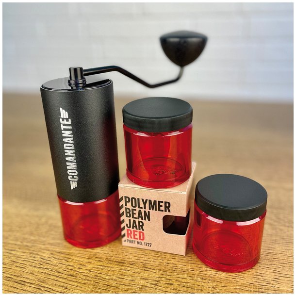 Comandante - Bean Jar - Red Polymer
