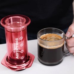 Aeropress clear red kaffebrygger